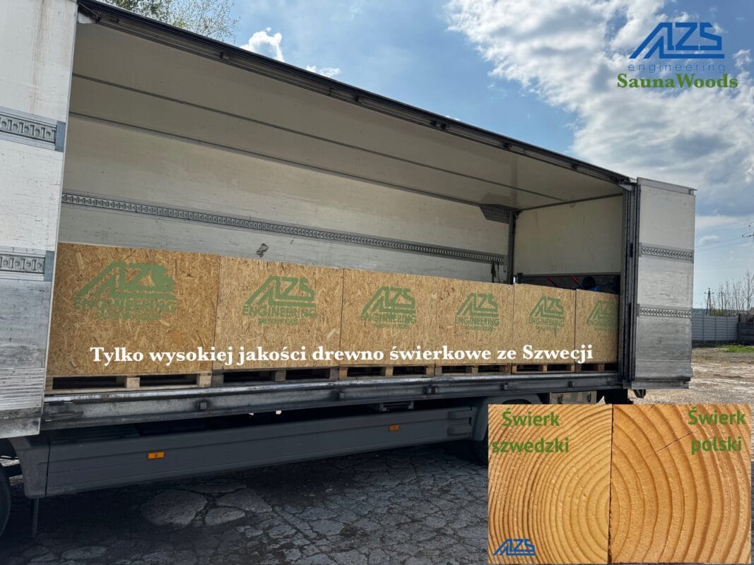 Fasssauna Lieferung Deutschland – Gartensauna Transport und Entladung