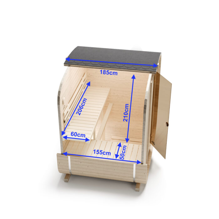 Quadro Sauna 1QL – Bild 3
